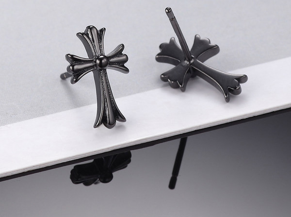 Férfi fülbevaló kereszt alakú két színben