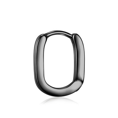 Moderns auskars sudraba un melnā krāsā