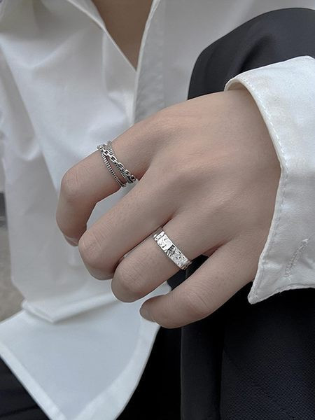 Ανδρικό δαχτυλίδι από ατσάλι τιτανίου, διάφορα μοντέλα