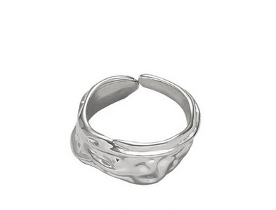 Ρυθμιζόμενο ασημένιο ανδρικό δαχτυλίδι