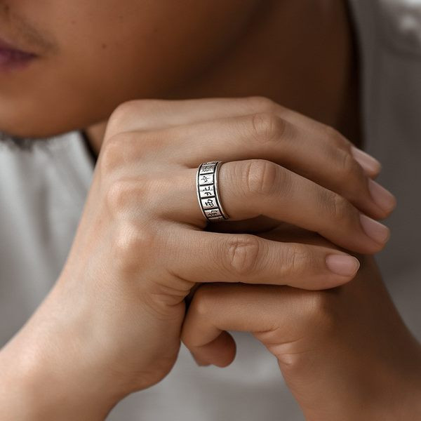 Ανδρικό ρετρό ρυθμιζόμενο δαχτυλίδι