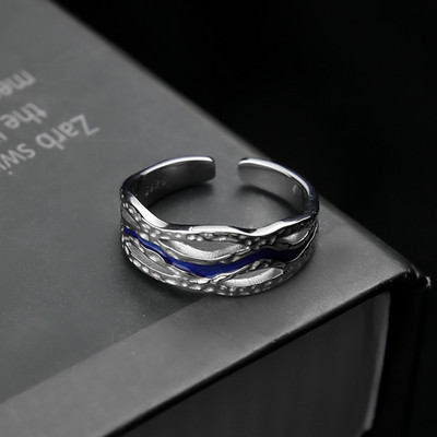 Állítható titán acél férfi gyűrű