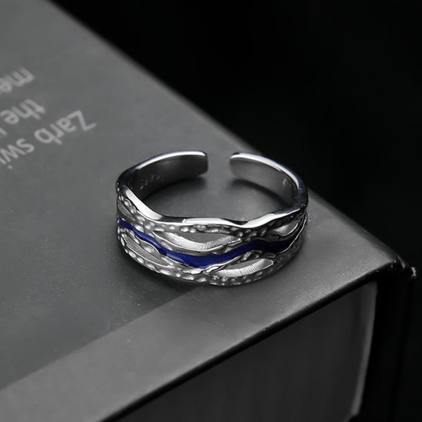 Állítható titán acél férfi gyűrű