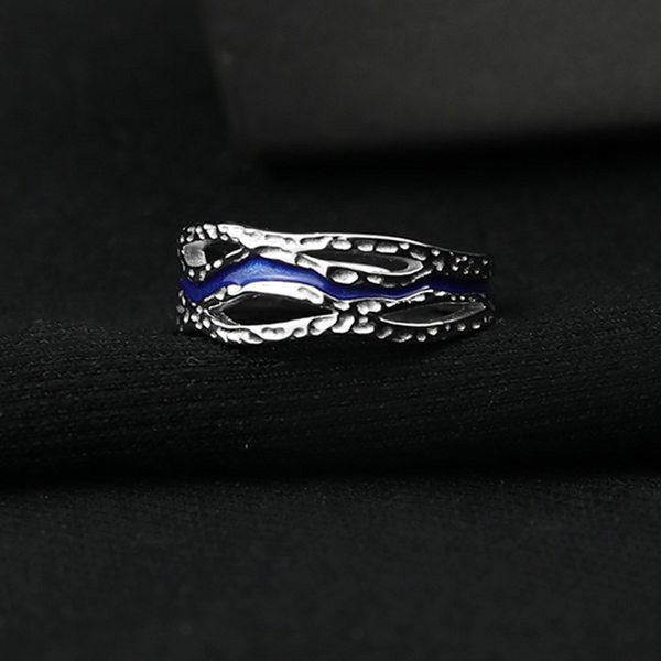 Állítható titán acél férfi gyűrű