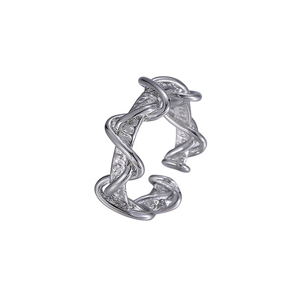 Regulējams titāna tērauda vīriešu gredzens