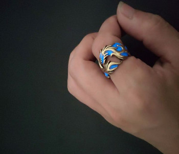 Ανδρικό δαχτυλίδι με μη τυποποιημένο σχήμα