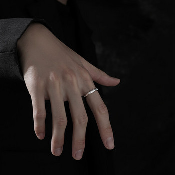 Ανδρικό δαχτυλίδι casual μοντέλο με επιγραφή