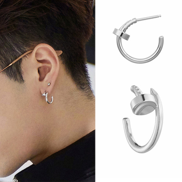 Férfi fülbevaló - medállal