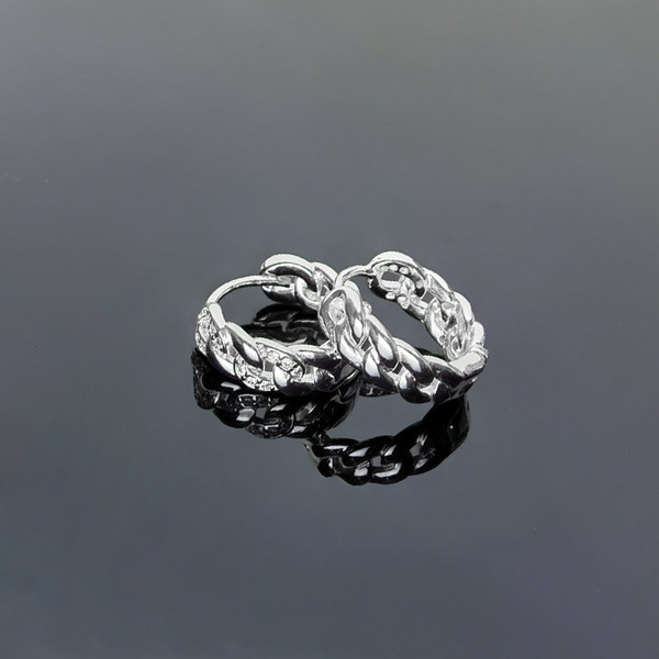 Ανδρικά σκουλαρίκια με πέτρες