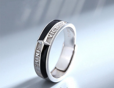 Regulējams iegravēts gredzens vīriešiem