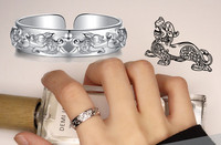 Vīriešu retro gredzens ar apdruku