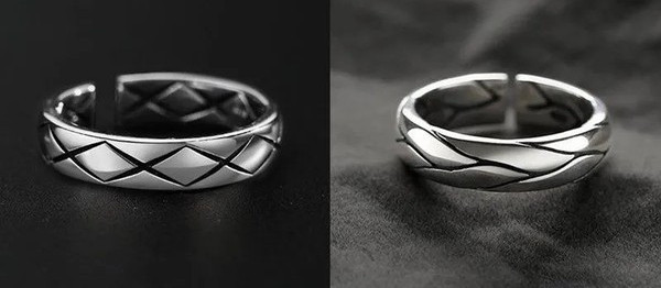 Mūsdienu vīriešu gredzens vairāki modeļi