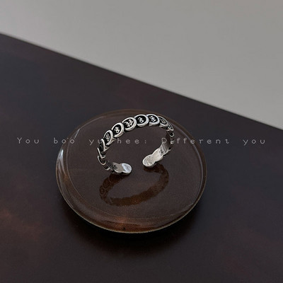 Ασημένιο ανδρικό ρυθμιζόμενο δαχτυλίδι