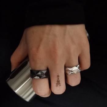 Καθαρό μοντέλο ρυθμιζόμενο δαχτυλίδι για άνδρες