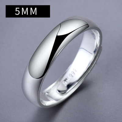 Μοντέρνο ανδρικό δαχτυλίδι σε ασημί χρώμα