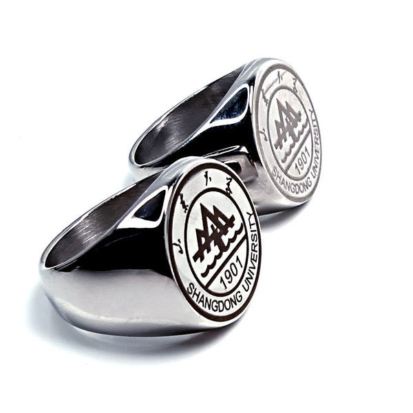 Prsten s natpisom od titan čelika za muškarce