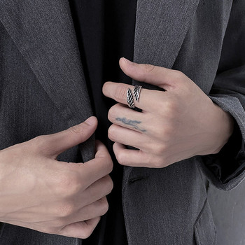 Ανδρικό δαχτυλίδι - σε ασημί χρώμα