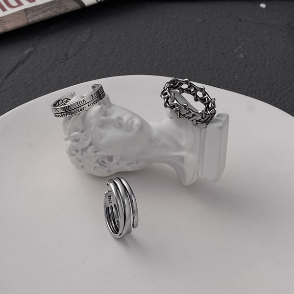 Regulējams gredzens vairāki modeļi vīriešiem