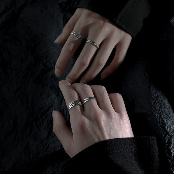 Vīriešu retro gredzens vairāki modeļi