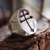 Állítható férfi gyűrű ezüst színben