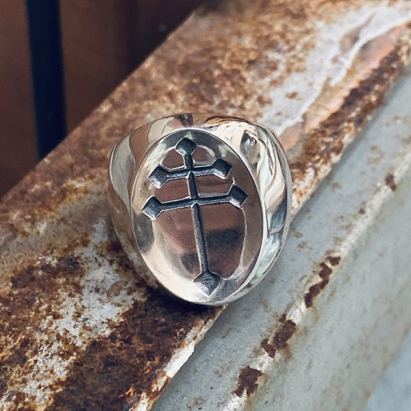 Állítható férfi gyűrű ezüst színben