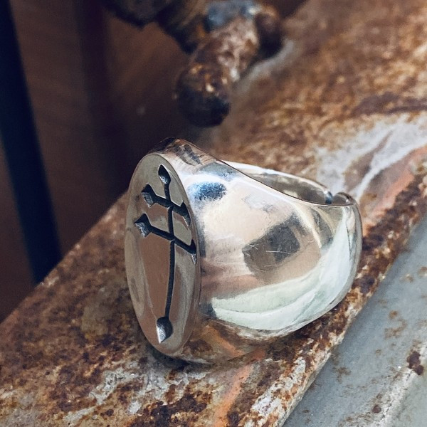 Állítható férfi gyűrű ezüst színben