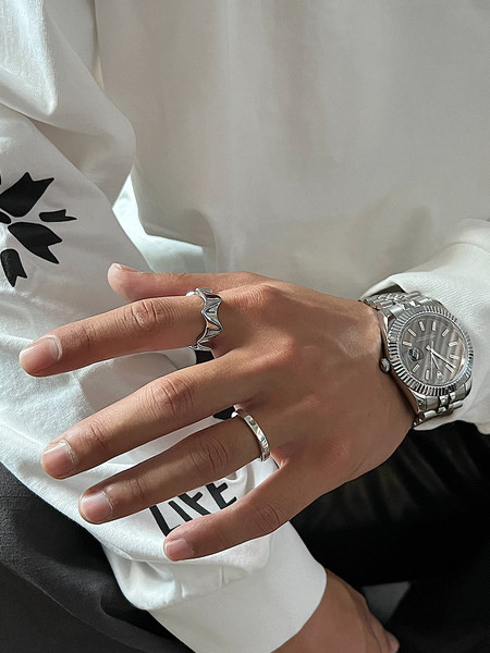 Csillag alakú férfi gyűrű