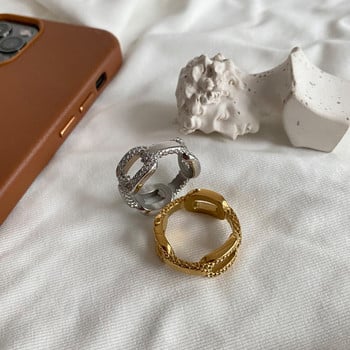 Νέο μοντέλο ανδρικό δαχτυλίδι σε χρυσό και ασημί χρώμα