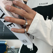 Vintage vīriešu gredzens ar pērlēm