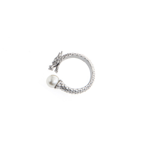 Vintage vīriešu gredzens ar pērlēm