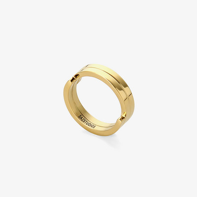 Titāna tērauda vīriešu gredzens