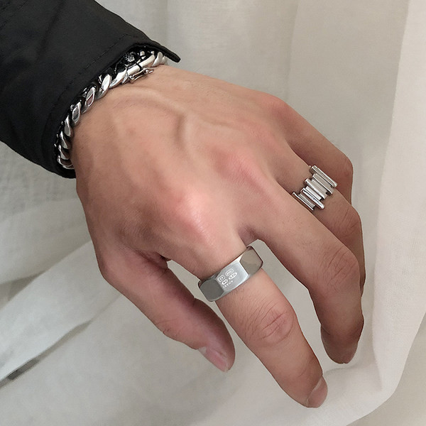 Átlátszó acél gyűrű - gyűrű típusú