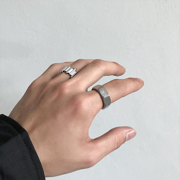 Átlátszó acél gyűrű - gyűrű típusú