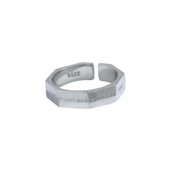 Férfi gyűrű retro modell állítható