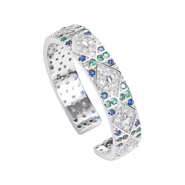 Muški svečani prsten s kamenčićima