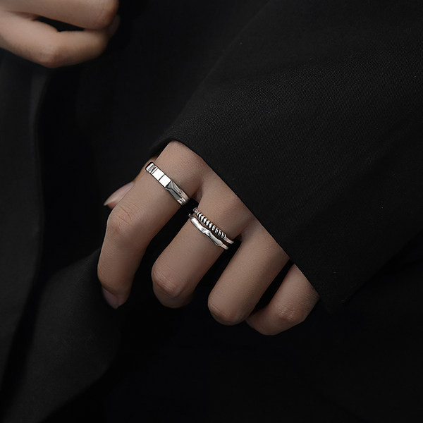 Vīriešu retro gredzens regulējams