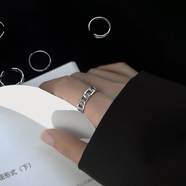 Vīriešu retro gredzens regulējams