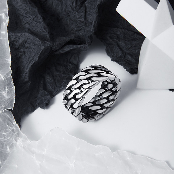 Új modell férfi gyűrű ezüst színben