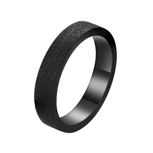 Ανδρικό δαχτυλίδι τύπου κρίκου - σε μαύρο, ασημί και χρυσό χρώμα