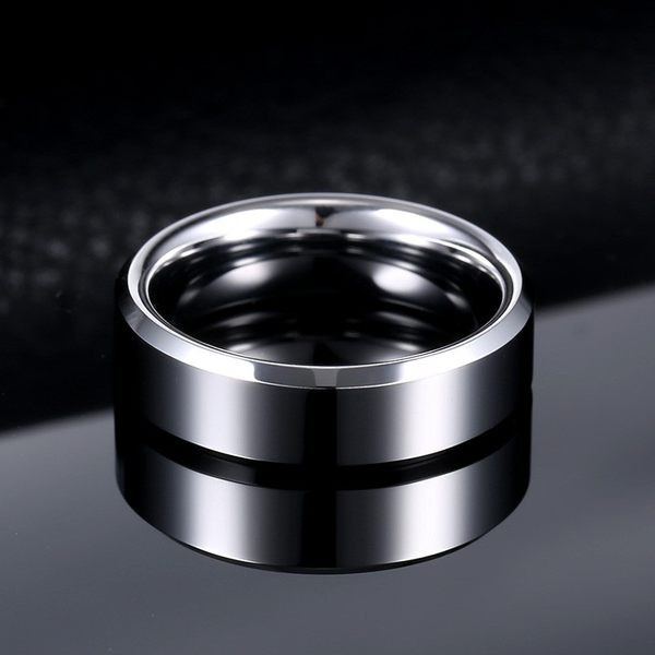 Ανδρικό δαχτυλίδι σε δύο χρώματα από ατσάλι