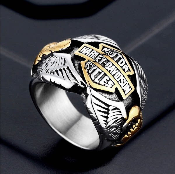 Vīriešu gredzens ar uzrakstu