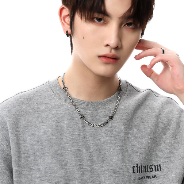 Ανδρική αλυσίδα από ατσάλι, καθημερινό μοντέλο