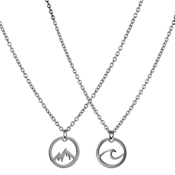 Férfi lánc medállal, két modell