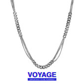 Vīriešu ķēde sudraba krāsā