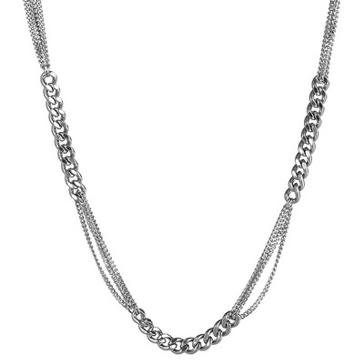Vīriešu ķēde sudraba krāsā