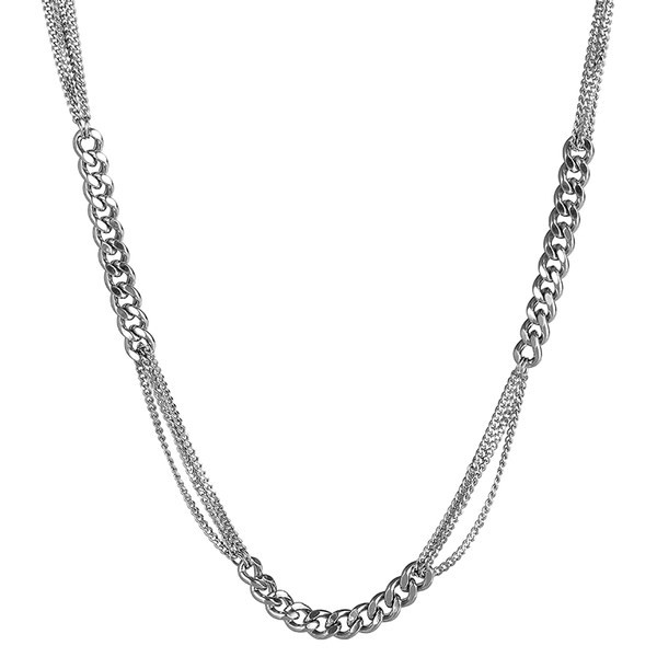 Vīriešu ķēde sudraba krāsā