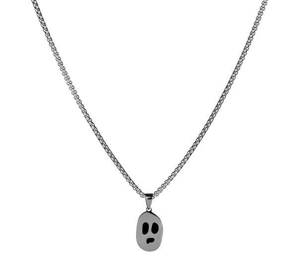 Sudraba vīriešu ķēdīte - ar kulonu