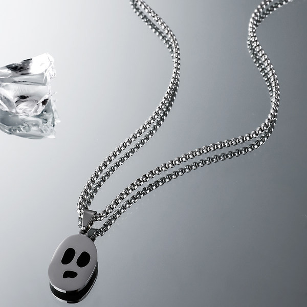 Sudraba vīriešu ķēdīte - ar kulonu