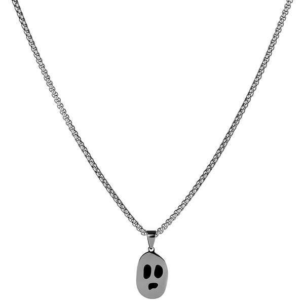 Sudraba vīriešu ķēdīte - ar kulonu