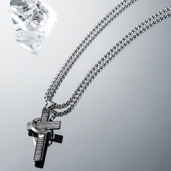 Ανδρική αλυσίδα με κρεμαστό σταυρό